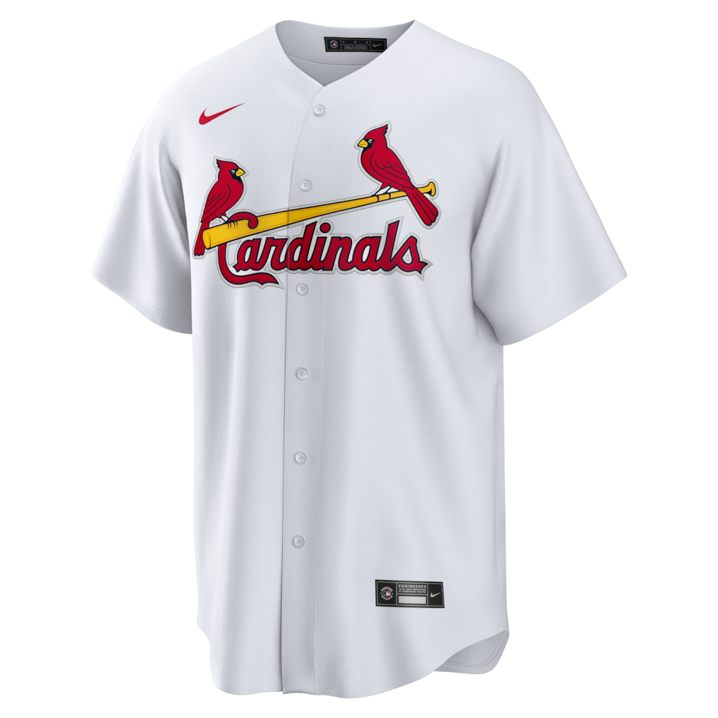 Men's St. Louis Cardinals Albert Pujols White Home Retired Player Replica Jersey