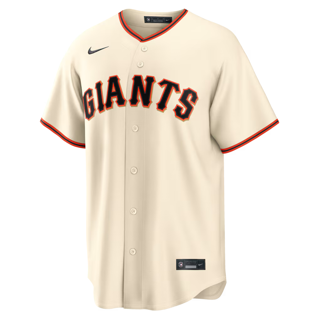 Men's San Francisco Giants Bryce Eldridge Nike Cream Home Replica Jersey